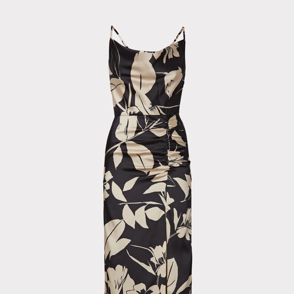 Milly Liliana Winter Floral Print Dress NWT size 8 - Picture 4 of 4